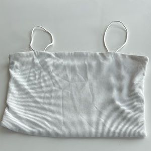 Shien White Crop Top